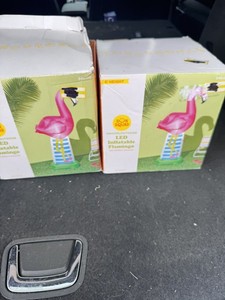  Target 5ft inflatable Pink Flamingo  Sun Squad party lot of 2 