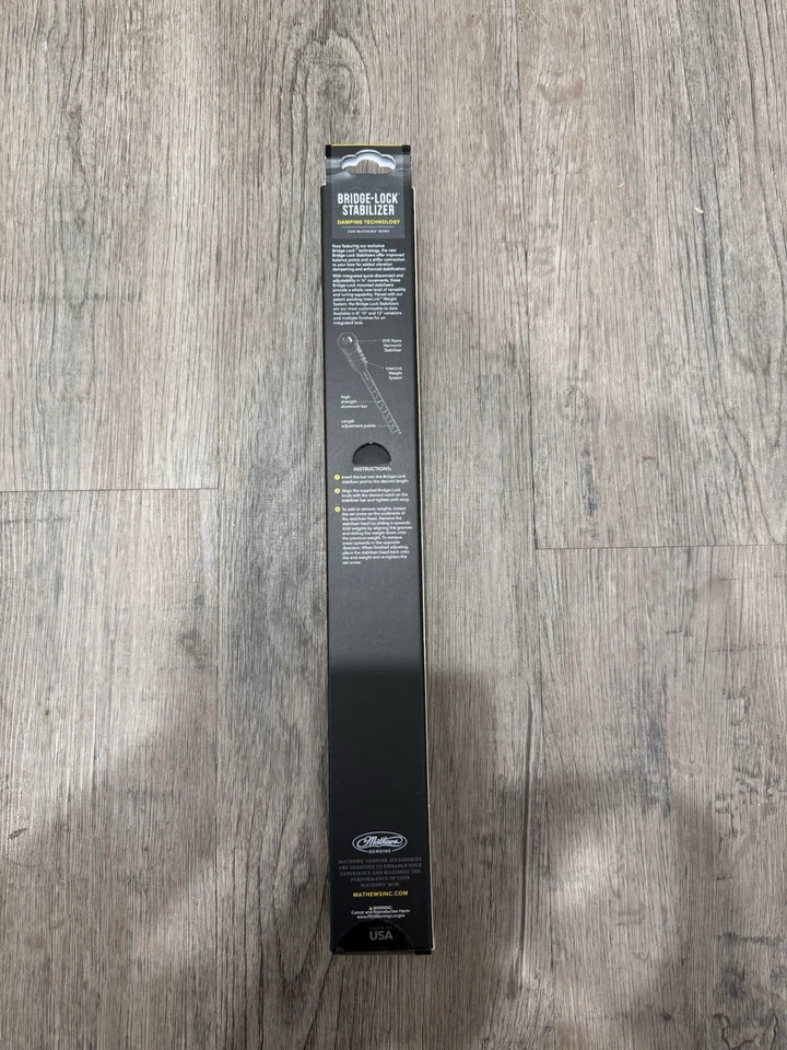 NEW Mathews Bridge-Lock Bow Stabilizer - 12" BridgeLock - Black - image 2 of 2