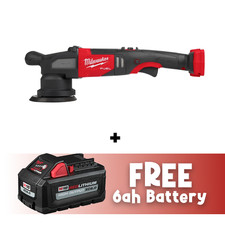 Milwaukee Tool 2684-20 M18 Fuel 15mm Random Orbital Polisher 6ah Battery