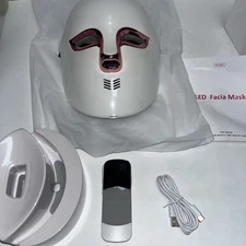 ZCVTBYE 3 color led face mask light therapy, ANTI WRINKLE, skin rejuvenation.