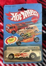 Hot Wheels Firebird Funny Car Diecast 1982 Moving Part White Red Yellow 3955