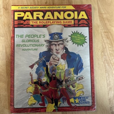 PARANOIA The People's Glorious Revolutionary Adventure West End Games RPG 1989