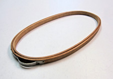 Vintage Princess Embroidery Hoop 12"x6" Oval Wooden Felt Grip Bow Spring Tension