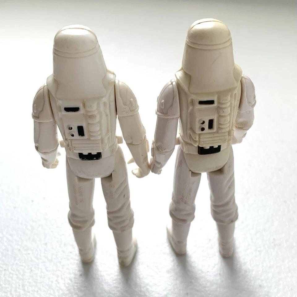 复古星球大战 ESB 1980 年 Kenner Imperial Hoth 雪地兵 (2) 带武器 — 第 2/4 张图片