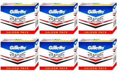 Gillette Wilkinson Sword Double Edge Safety Razor Blades 300 Pcs