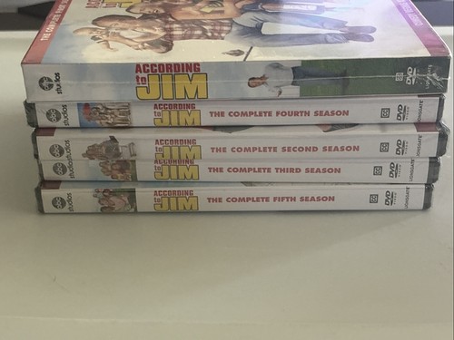 According To Jim Complete Seasons Series 1-5 1 2 3 4 5 DVD Jim Belushi SEALED - Foto 14 di 20