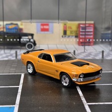 1:64 Hot Wheels Limited Edition 1970 70 Ford Mustang Boss 429 Orange Real Riders