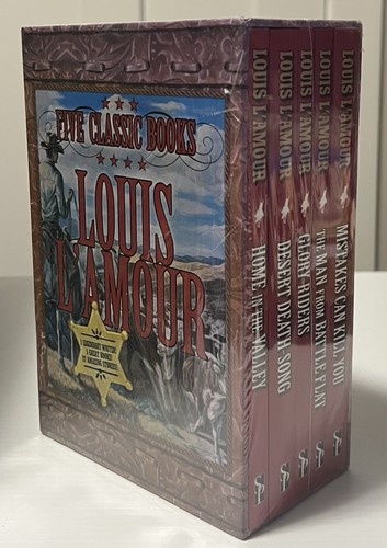 Louis l'Amour Box Set: Five Western Classics Still Sealed - Bild 1 von 5