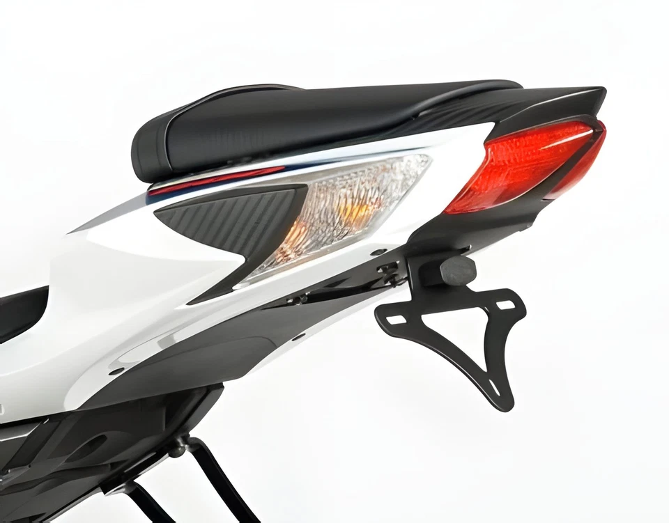 SUPORT DE PLAQUE D'IMMATRICULATION R&G POUR SUZUKI GSX-R 750 2011 > 2018 NOIR - Photo 1/1