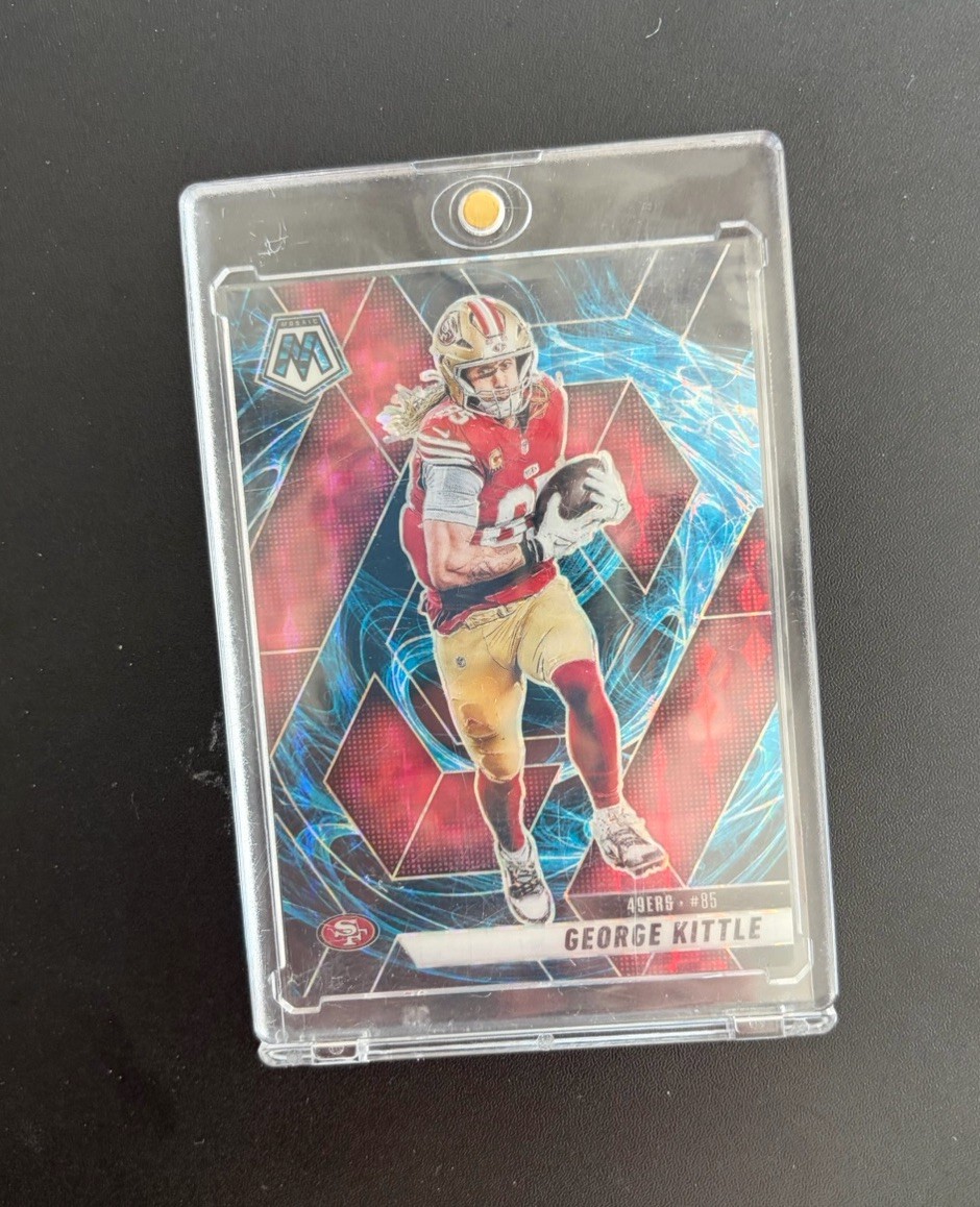 2025 Mosaic GEORGE KITTLE GENESIS SSP CASE HIT #46 🔥🔥 49ERS! 