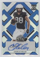 2022 Leaf Metal Draft Blue Prismatic 3/30 Charlie Kolar #BA-CK1 Auto 4z8