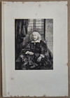 Héliogravure 1893 : D'après Rembrandt - Le Vieux Haaring (vers 1655)