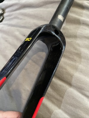 Easton EC90 Carbon Fiber Aero Fork 700c 1” Steerer | eBay