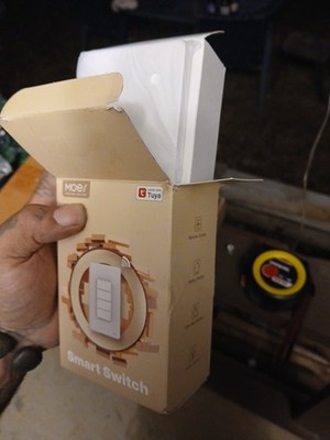 MOES Smart Double Light Switches, WiFi 2 Gang Single Pole Switch, No Netural