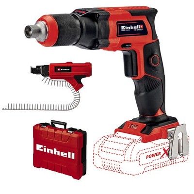 Einhell Akku-Trockenbauschrauber TE-DY 18 Li - solo & Magazine Attachment Set