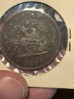 1854 Bank Of Upper Canada Token, Love Token, Initials engraved  in cursiveLMP — photo 4