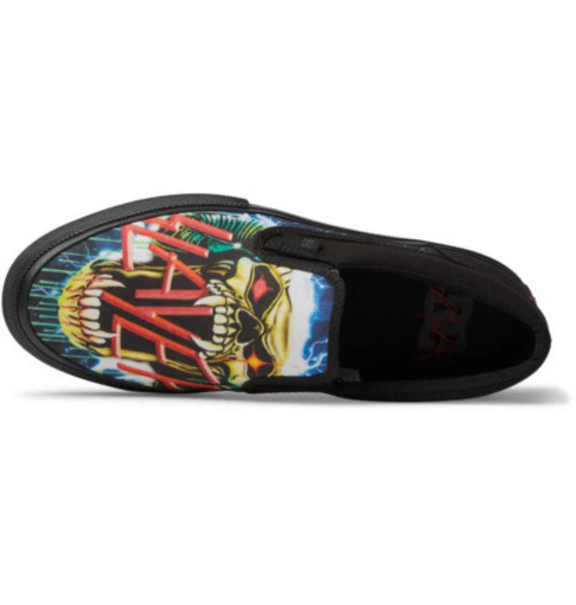 Slayer x Dc Shoes Slip-On Black Green Size 9 DM236104  display picture 3