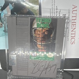 Bo Jackson Tecmo Bowl Autographed NES Cartridge NTSC-U/C Sports Football 1988