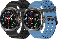 Soft Silicone Strap Compatible with Samsung Galaxy Watch Ultra 47 mm