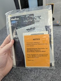 Vectrex Arcade System Console HP 3000 In Box CANADIAN Milton Bradley TESTED!!