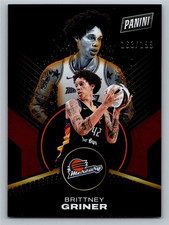 BRITTNEY GRINER Red Foil 163/199 2025 Panini WNBA Player of  Day Promo #72