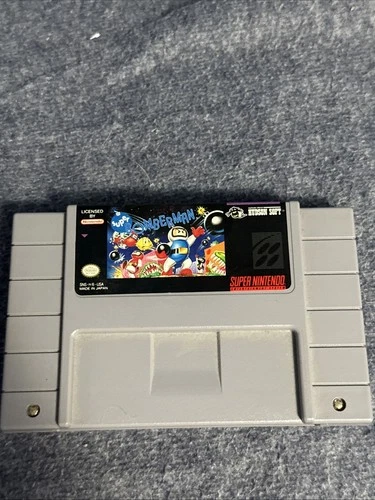 Super Bomberman  Super Nintendo SNES Authentic Tested Action Hudson Soft