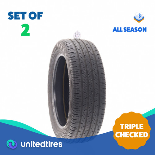Set of (2) Used 215/55R18 Continental ContiProContact 94H - 7.5/32