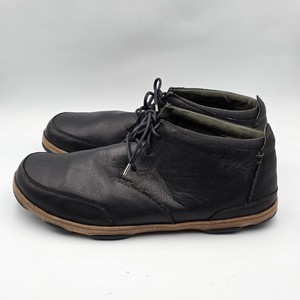 OluKai Men\'s 8.5 Kamuela Brown Tooled Leather Comfort Chukka Lace-up Ankle Boots Olukai Kamuela | eBay main image 3