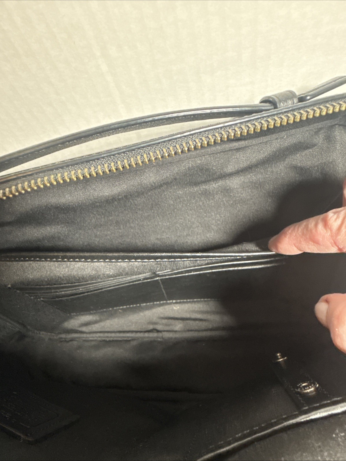 Coach Multifunction Leather Pouch/Case 39806 Blac… - image 6