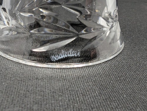 MINT! 4¾" Waterford of Ireland HANDBELL Glandore VINTAGE Crystal Bell - Picture 8 of 8