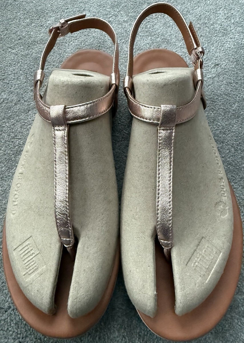Fitflop Tia - Rose Gold Size 8 NEW | eBay UK