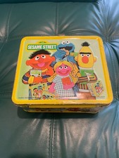 Vintage 1979 Sesame Street Lunch Box Used Free shipping 