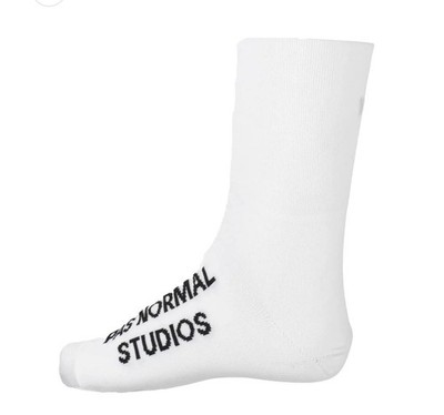 PAS Normal Studios LOGO Oversocks Weiß Neu mit Etikett Größe L