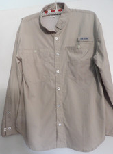 Mens Size S Beige WILSON Fishing Shirt