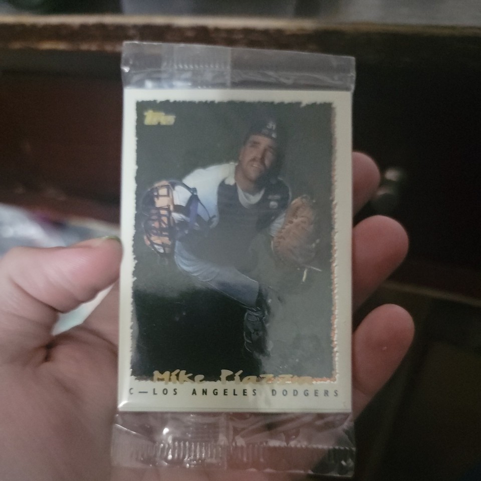 1994 Topps ~1995 PRE-PRODUCTION SAMPLE~ SEALED PACK MIKE PIAZZA ...