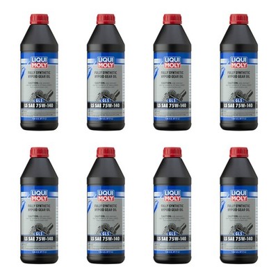 Liqui Moly 8L Fully Synthetic Hypoid Gear Oil (GL5)LS SAE 75W-140 (8x1L)