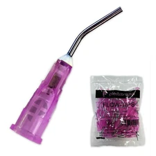 200 Pink 18 Gauge Liner Dental Pre Bent Flow Dispensing Tips (2 Bags)
