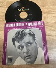 ACTORS US SP picture sleeve Richard BURTON A married man Finding words fo spring