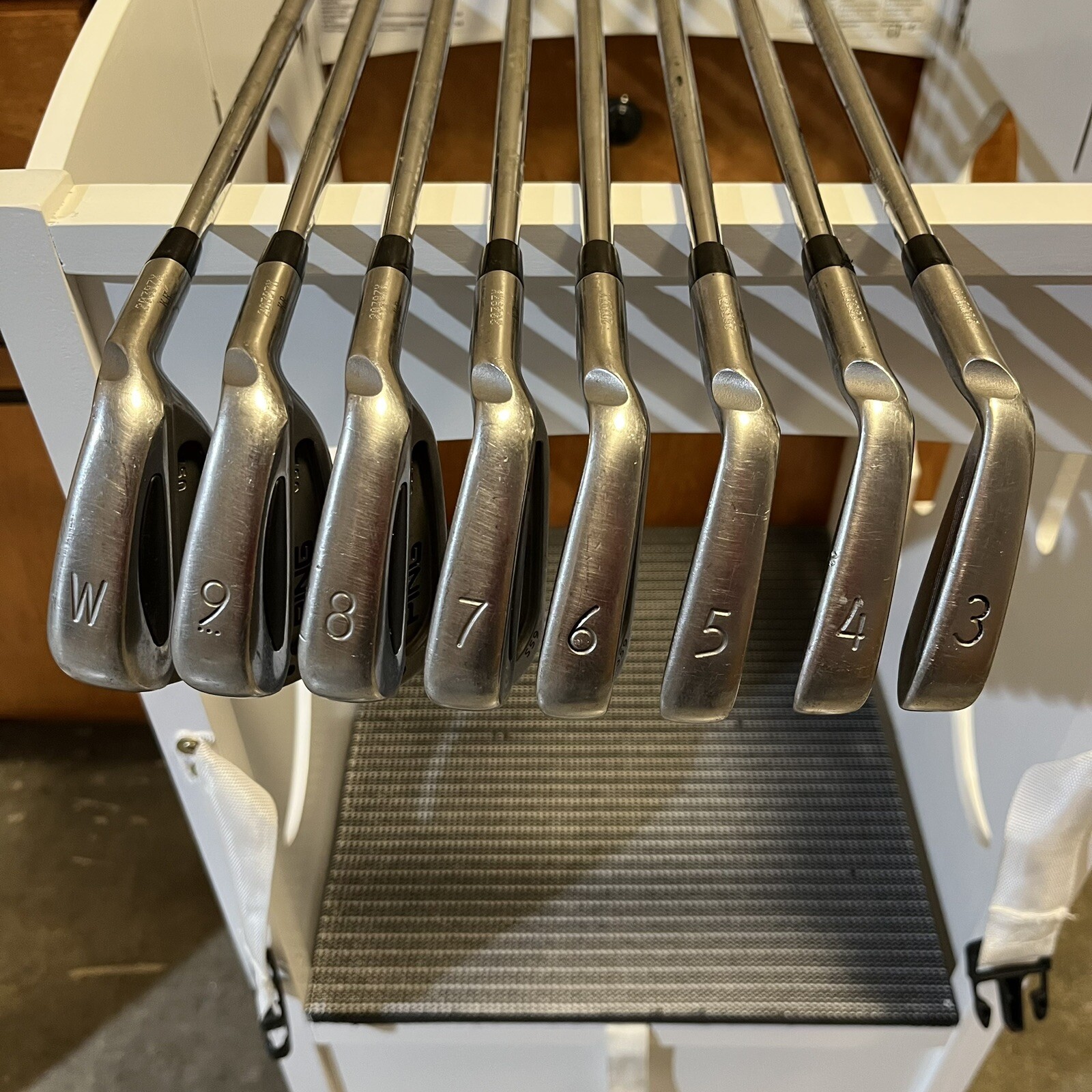 Ping S59 Black Dot 3PW Iron Set RH True Temper Steel Shaft Stiff Flex