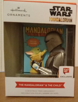 New 2021 Hallmark Mandalorian & The Child (Grogu) Ornament Walgreen's Exclusive