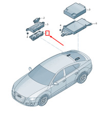 AUDI RS7 Sportback 4G Tailgate Control Unit 4G8959107S NEW GENUINE