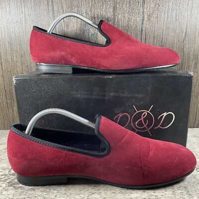 Duke + Dexter Stealth Red Mens Loafers Slip On Size UK 11  display picture 3