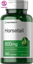 Horsetail Herb Capsules 800Mg  180 Count  Non-Gmo, Gluten Free Herb Extract Su