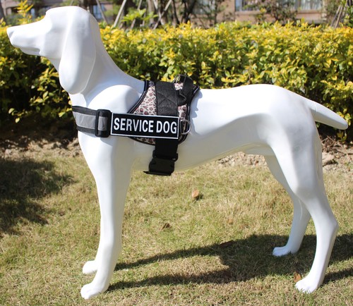 Service Dog Harness Police German Shepherd Vest + Removable Patches 13 Colors - Picture 9 of 35