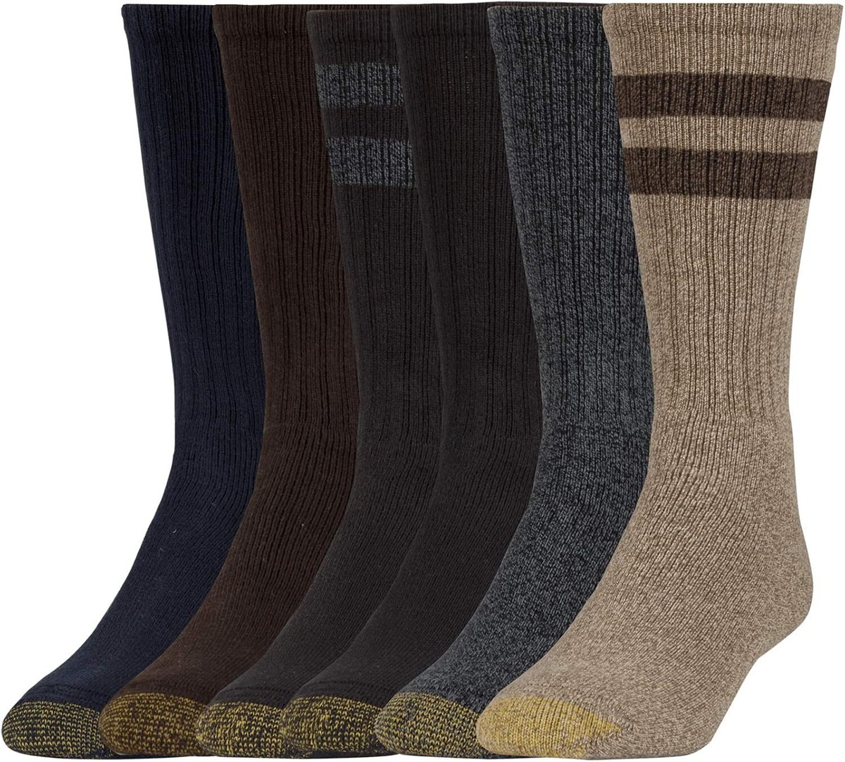 GOLDTOE Men's Harrington Crew Socks (6 Pairs) | eBay GOLDTOE Men's Harrington Crew Socks (6 Pairs) | eBay