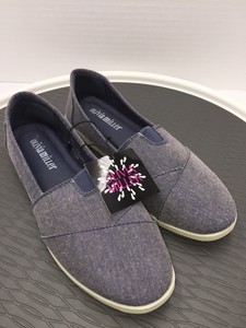 navy blue slip on shoes womens