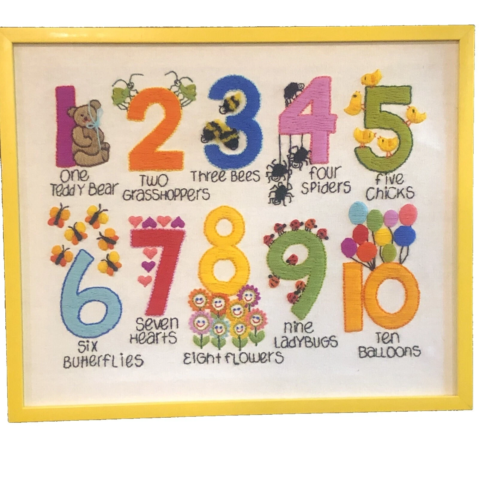 Handmade Numbers & Letters Nursery Décor