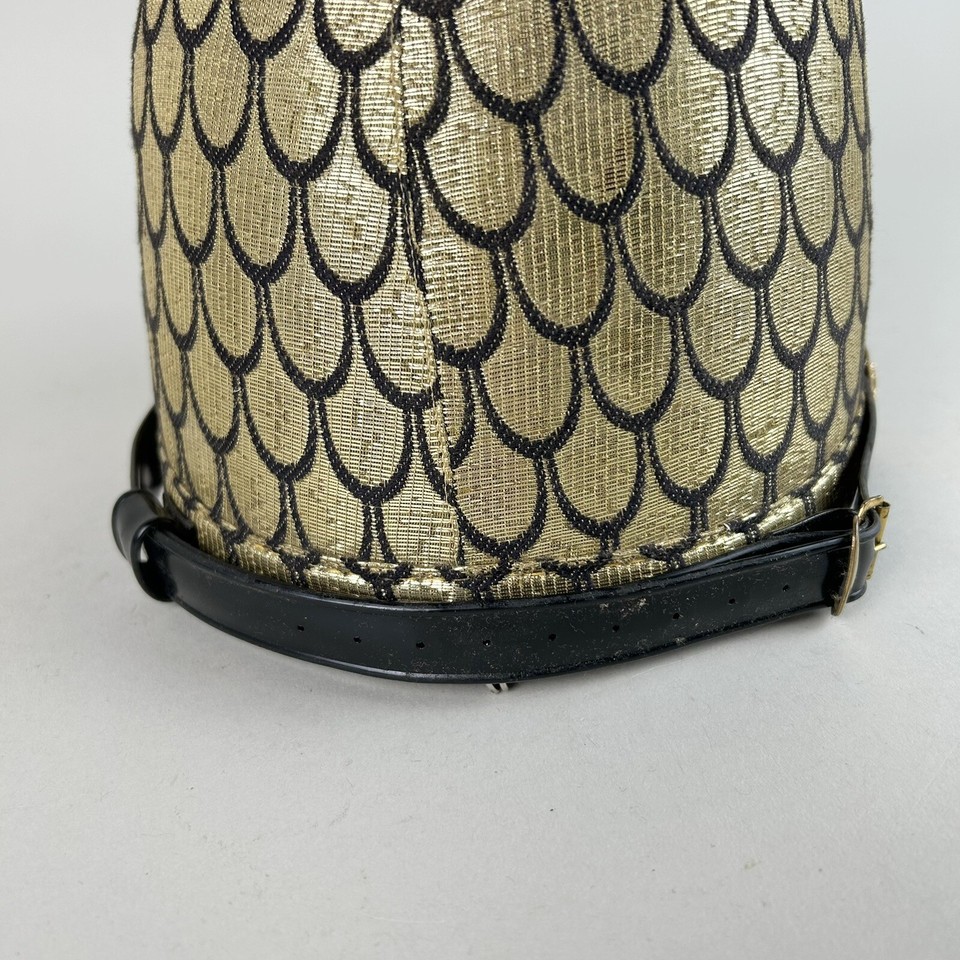 Vintage J. H. Lewis Uniform CO. Philadelphia Marching Band Helmet Gold Patterned eBay