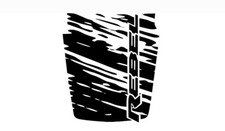 New Mud Torn Graphic. Compatible With Ram Rebel Hood Truck Vinyl Decal
