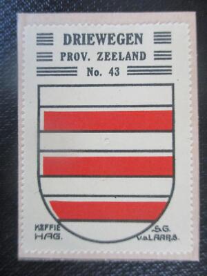 (327) Wappenmarke - Driewegen Prov. Zeeland